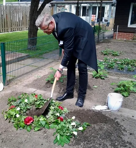 Bestattungen Vialdie Bremen Grawe Urnenbestattung "Grün-Weiß"